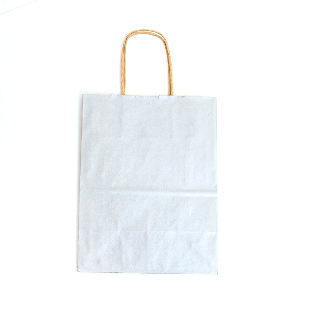 Jillson, Kraft, Tote, Gift Bag, Silver